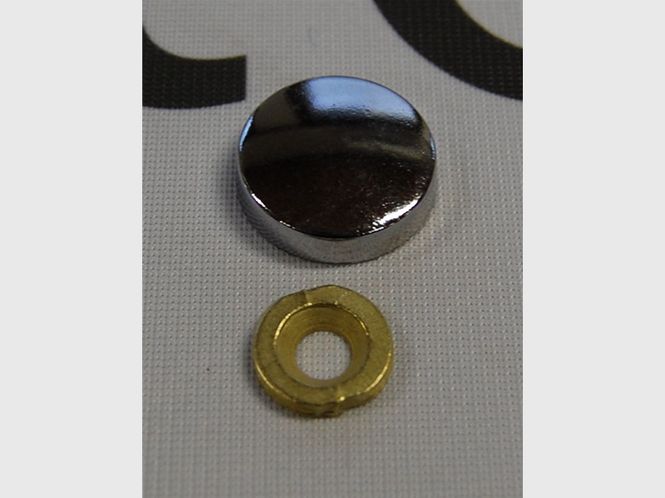 Hovedbilde 2748 Skrue Hette 24mm Krom 10stk