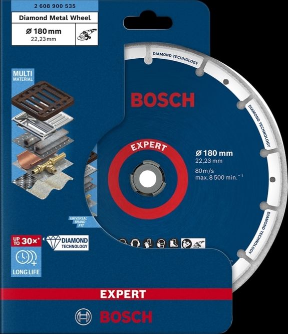 Hovedbilde Bosch diamantskive til metall 180mm