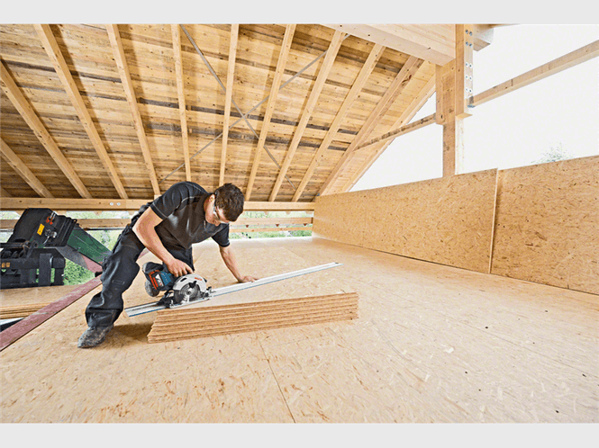 Hovedbilde Bosch Sirkelsag GKS 18V-57G Solo i koffert