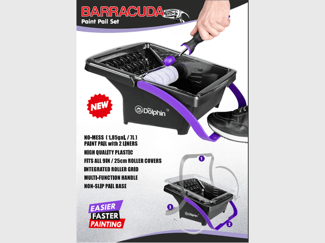 Hovedbilde Malerullspann for rulle Barracuda 7L med 2 refill BB2L_6_36766