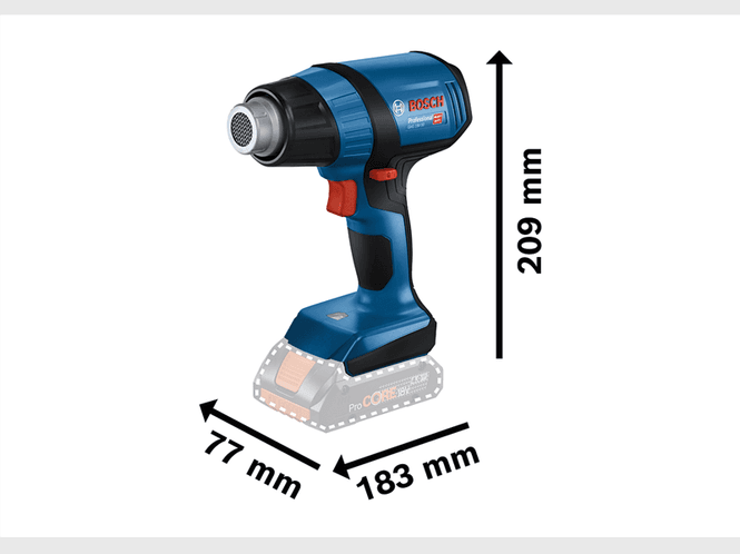 Hovedbilde Bosch Varmepistol GHG 18V-50 Solo L-Boxx