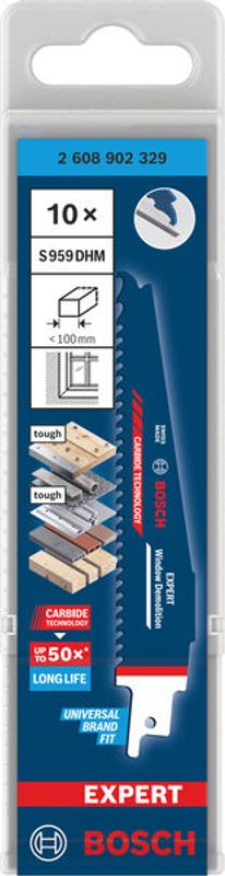 Bosch EXPERT Window Demolition S959DHM-blad, 10 stk