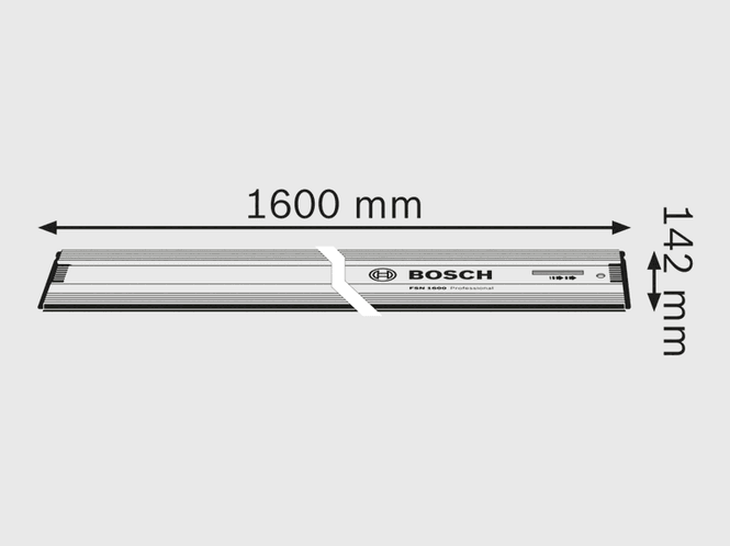 Hovedbilde Bosch styreskinne FSN 1600
