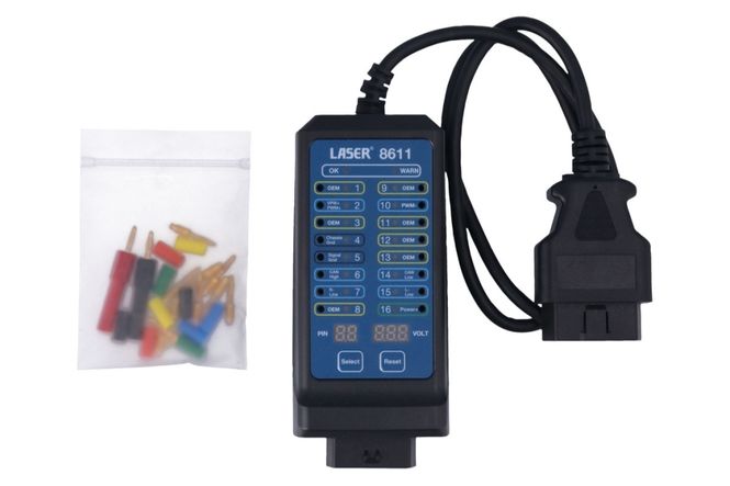 Hovedbilde OBD Breakout Box og signaldetektor 8611