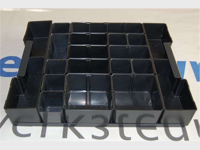 Hovedbilde Innlegg til L-Boxx 12 plastbokser på metallramme. 65x402x314 1000011148
