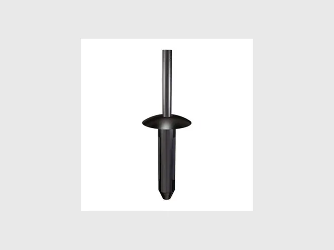 Hovedbilde 0008 Nylon Klips Svart 10stk
