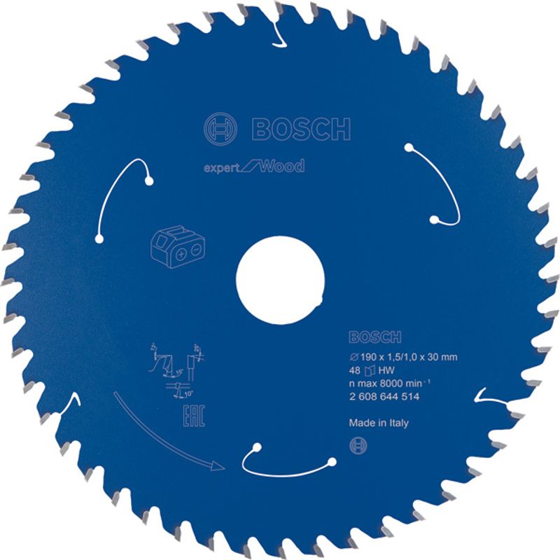 Bosch Sirkelsagblad Expert for tre 190x30x1,5 48T