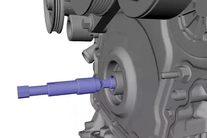 Veivakselskiveavtrekkersett for Ford EcoBlue 2.0L Diesel 9481