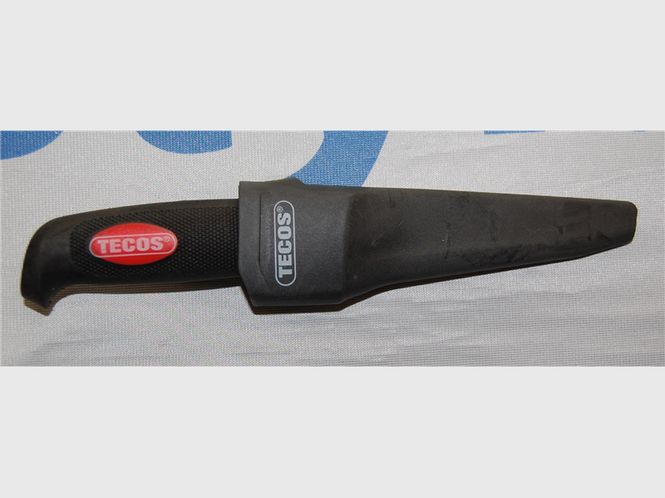 Hovedbilde Kniv med holder for belte Tecos rød