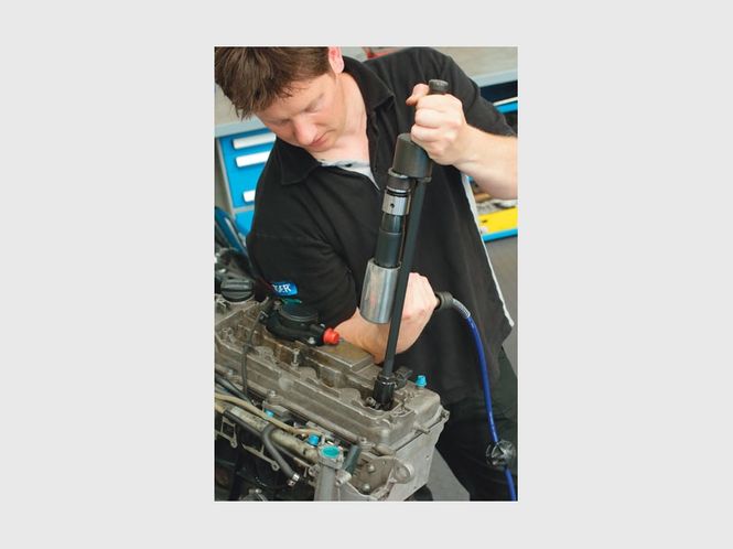 Hovedbilde Diesel dyse utdrager med lufthammer og adaptere 6263