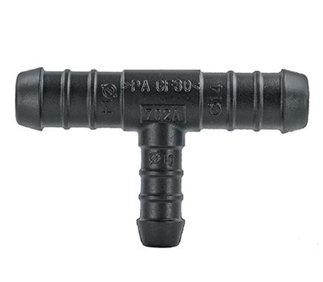 Hovedbilde 702A Slangeskjøt T Skjøt 14x10x14mm 10stk