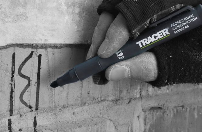 Hovedbilde Tracer permanent marker for de fleste overflater svart