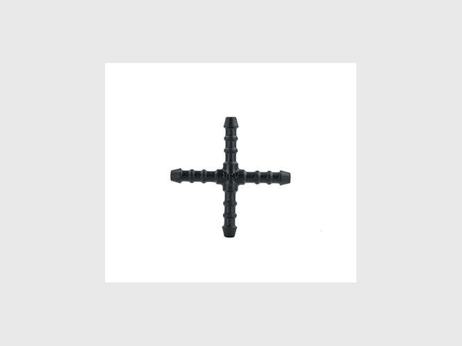 Hovedbilde 712D Slangeskjøt X Skjøt 4x4x4x4mm 10stk
