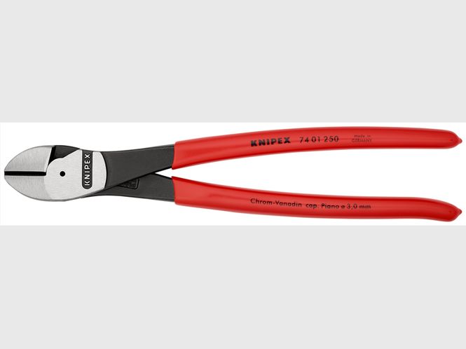 Hovedbilde Knipex Sideavbiter 250mm, Rødt håndtak