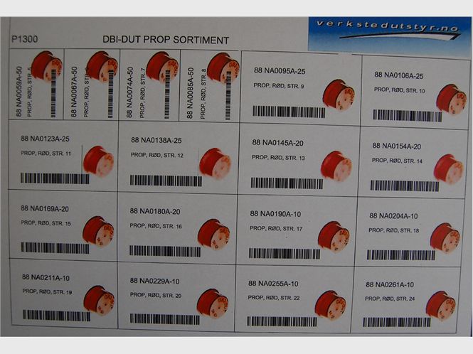 Hovedbilde Plastpropper sortiment P1300 440stk