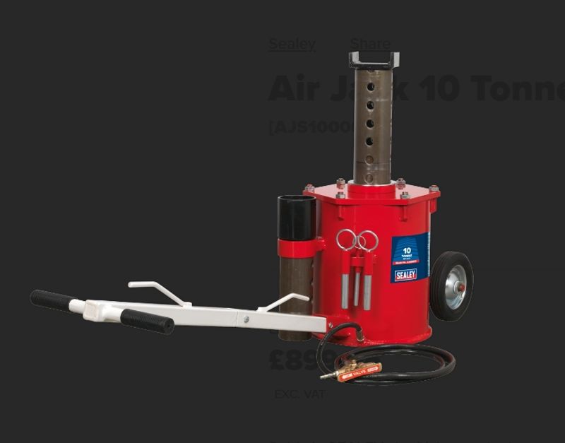 Luftjekk 10 tonn AJS10000