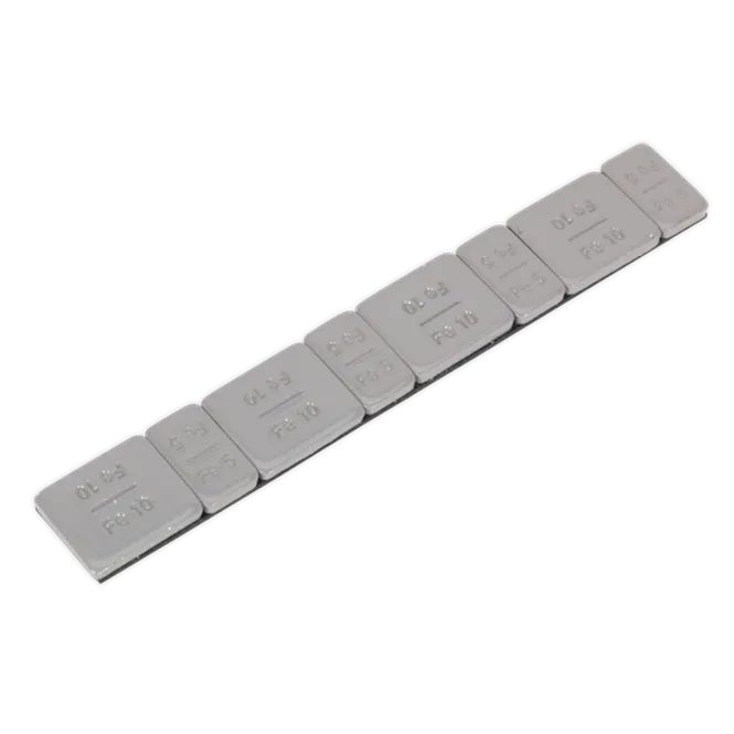 Hovedbilde Balansevekter zink med plastikk belegg 5 & 10g på remse med lim 6kg WWSA510PC
