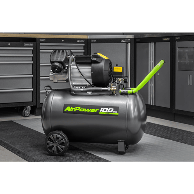 Hovedbilde Kompressor 100L V-Twin direkte drevet 3hp SAC10030VE