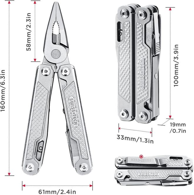 Hovedbilde Multi-Tools 17 i 1 med holder / 