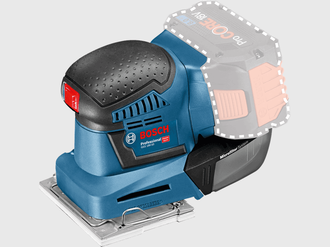 Hovedbilde Bosch Plansliper GSS 18V-10 Solo L-Boxx